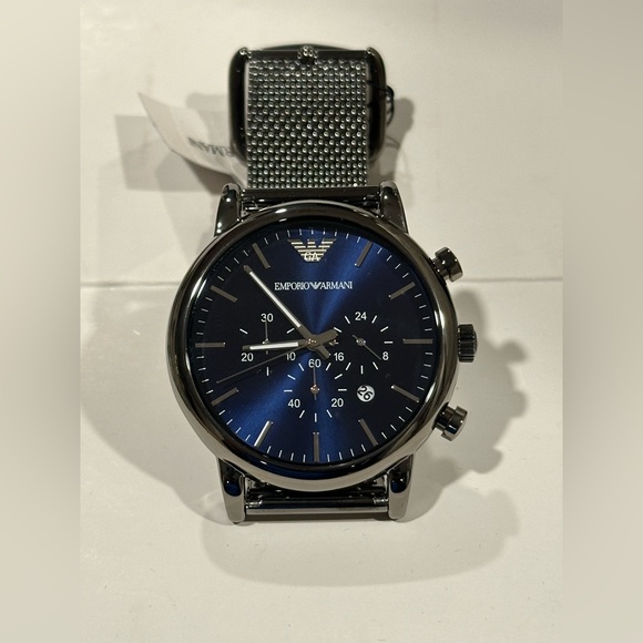 Emporio Armani Mens' Chronograph Watch - Picture 2 of 15